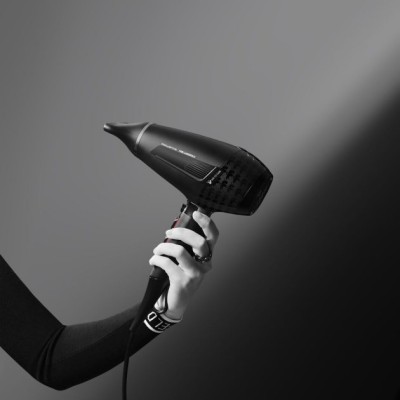 Фен Rowenta x Karl Lagerfeld K/Pro Stylist, 2200Вт, 3 режими, іоніз-я, дифузор, 2 концентратора, хол. обдув, чорний (CV888LF0)