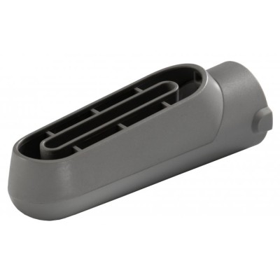 Фен-щітка Babyliss, 1000Вт, 2 режими, іоніз-я, хол. обдув, кераміка, сірий (AS136E)