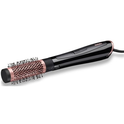 Фен-щітка Babyliss, 1000Вт, 2 режими, іоніз-я, хол. обдув, кераміка, чорний (AS126E)