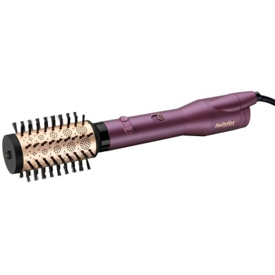 Фен-щітка Babyliss, 650Вт, 2 режими, іоніз-я, хол. обдув, оберт. насадок, кераміка, фіолетовий (AS950E)