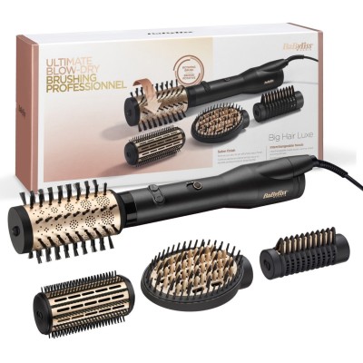 Фен-щітка Babyliss, 650Вт, 2 режими, хол. обдув, кераміка, чорний (AS970E)