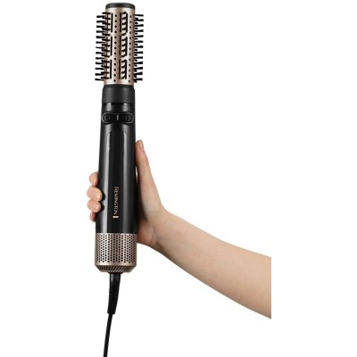 Фен-щітка Remington Blow Dry & Style Caring, 1000Вт, 2 режими, іонізація, хол. обдув, кераміка, чорний (AS7580)