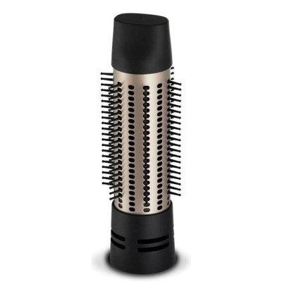 Фен-щітка Remington Blow Dry & Style Caring, 1000Вт, 2 режими, іоніз-я, хол. обдув, чохол, кераміка, чорно-золотий (AS7500)