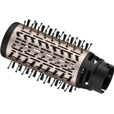 Фен-щітка Remington Coconut Smooth, 1000Вт, 2 режими, іонізація, хол. обдув, 2 насадки, чорно-рожевий (AS5901)