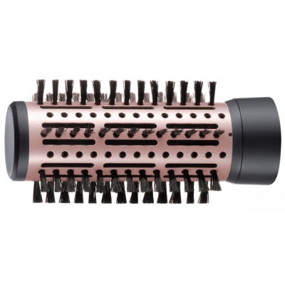 Фен-щітка Remington Curl & Straight Confidence, 800Вт, 2 режими, іоніз-я, оберт., хол. обдув,кейс, кераміка, сірий (AS8606)