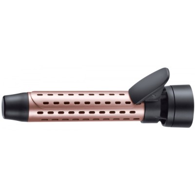 Фен-щітка Remington Curl & Straight Confidence, 800Вт, 2 режими, іоніз-я, оберт., хол. обдув,кейс, кераміка, сірий (AS8606)