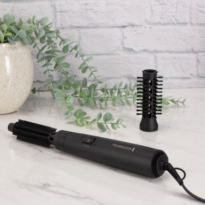 Фен-щітка Remington Dry & Style Caring, 400Вт, 2 режими, іоніз-я, кераміка, чорний (AS7100)