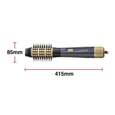 Фен-щітка Remington Sapphire Luxe , 1000Вт, 2 режими, іоніз-я, хол. обдув, кераміка, сапфіровий (AS5805)