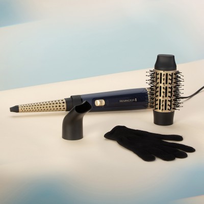 Фен-щітка Remington Sapphire Luxe , 1000Вт, 2 режими, іоніз-я, хол. обдув, кераміка, сапфіровий (AS5805)