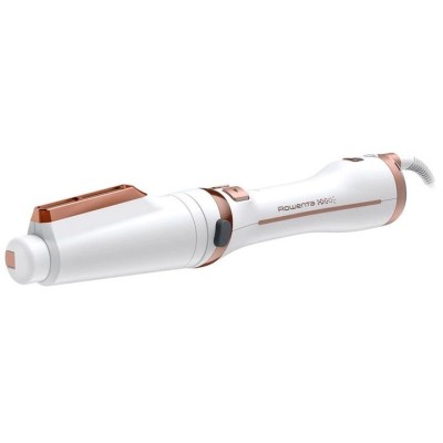 Фен-щітка Rowenta Brush Activ' Ultimate Care, 700Вт, 3 режими, іоніз-я, хол. обдув, оберт. насадок, кераміка, біло-золотий (CF97