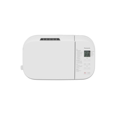 Хлібопічка Panasonic 550Вт, програм-21, макс.вага -1.25кг, форма-прямокутник, пластик, білий (SD-B2510WTS)
