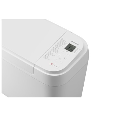 Хлібопічка Panasonic 550Вт, програм-21, макс.вага -1.25кг, форма-прямокутник, пластик, білий (SD-B2510WTS)
