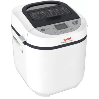 Хлібопічка Tefal Pain&Tresor Pain&Tresor 700Вт, програм-1, макс.вага -1кг, форма-прямокутник, пластик, білий (PF250135)