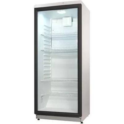 Холодильна вітрина Snaige, 145x60х60, 290л, полок - 4, зон - 1, бут-126, 1дв., ST, білий (CD29DM-S302S)