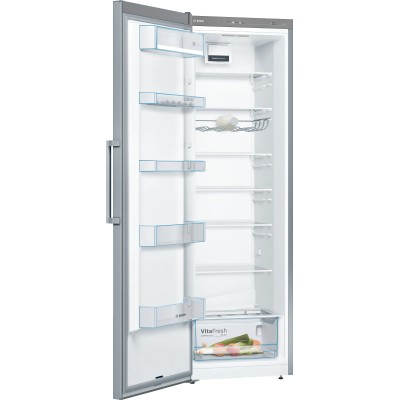 Холодильна камера Bosch, 186x60x65, 346л, 1дв., А++, NF, нерж (KSV36VL30U)