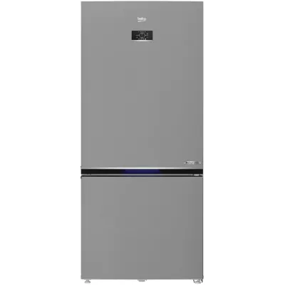 Холодильник Beko з нижн. мороз., 193x83x76, xолод.відд.-400л, мороз.відд.-170л, 2дв., А+, NF, HarvestFresh, інвертор, нерж (RCNE