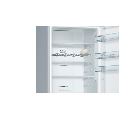 Холодильник Bosch з нижн. мороз., 203x60x67, xолод.відд.-279л, мороз.відд.-87л, 2дв., А++, NF, інв., нерж (KGN39VL316)