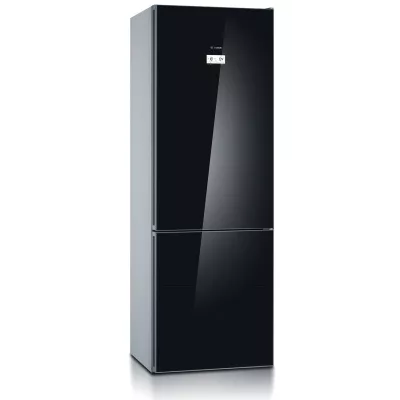 Холодильник Bosch з нижн. мороз., 203x70x67, xолод.відд.-330л, мороз.відд.-105л, 2дв., А++, NF, дисплей, чорний (KGN49LB30U)