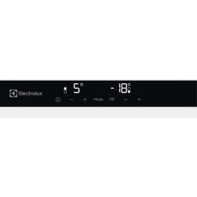 Холодильник Electrolux вбудований з нижн. мороз., 188x55х55, холод.відд.-215л, мороз.відд.-61л, 2дв., А++, Combi, інв., диспл вн