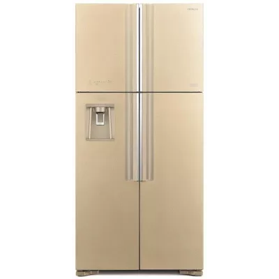 Холодильник Hitachi багатодверний, 184x86х75, холод.відд.-396л, мороз.відд.-144л, 4дв., А+, NF, інв., зона нульова, диспенсер, б