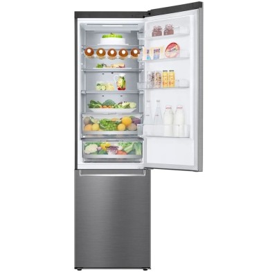 Холодильник LG з нижн. мороз., 203x60х68, холод.відд.-277л, мороз.відд.-107л, 2дв., А++, NF, інв., диспл зовн., Fresh Сonverter,