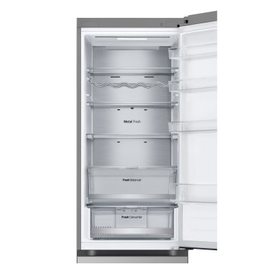 Холодильник LG з нижн. мороз., 203x60х68, холод.відд.-277л, мороз.відд.-107л, 2дв., А++, NF, інв., диспл зовн., Fresh Сonverter,