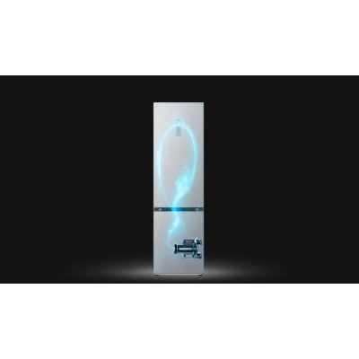 Холодильник LG з нижн. мороз., 203x60х68, холод.відд.-277л, мороз.відд.-107л, 2дв., А++, NF, інв., диспл зовн., Fresh Сonverter,