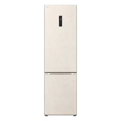 Холодильник LG з нижн. мороз., 203x60х68, холод.відд.-277л, мороз.відд.-110л, 2дв., А++, NF, інв., диспл зовн., Fresh Сonverter,