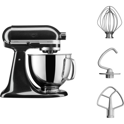 Кухонна машина KitchenAid Artisan 4,8 л 5KSM125EOB з відкидним блоком чорний