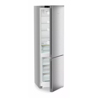 Холодильник Liebherr з нижн. мороз., 201x60x68, холод.від.-266 л, мороз.від.-94л, 2 дв., A++, NF, нерж. (CNSFD5703)