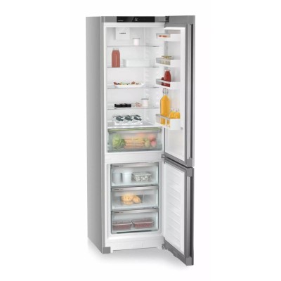 Холодильник Liebherr з нижн. мороз., 201x60x68, холод.від.-266 л, мороз.від.-94л, 2 дв., A++, NF, нерж. (CNSFD5703)