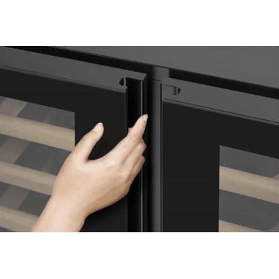 Холодильник Philco для вина, 82x59x57, холод.відд.-116л, зон - 2, бут-38, диспл, підсвітка, чорний (PW38GDFB)