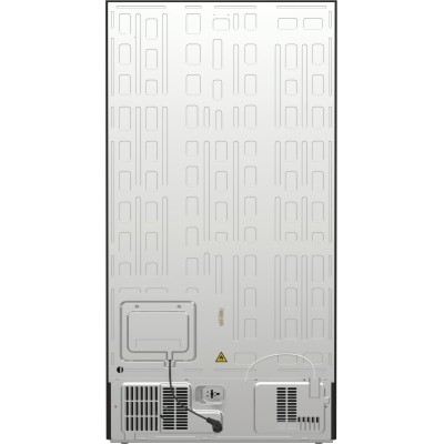 Холодильник SBS Gorenje, 179х70х92см, 2 двері, 376(190)л, А++, NF+, Інв., Зона св-ті, диспенсер, генератор льоду, Зовн. Диспл, ч