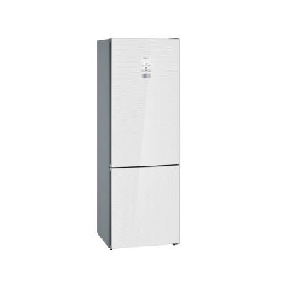 Холодильник Siemens з нижн. мороз., 203x70x67, xолод.відд.-330л, мороз.відд.-105л, 2дв., А++, NF, дисплей, білий (KG49NLW30U)