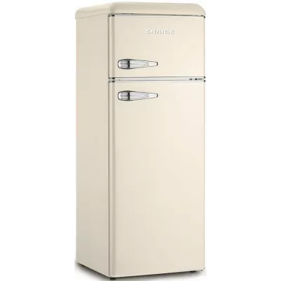 Холодильник Snaige з верхн. мороз., 147.5x56х63, холод.відд.-166л, мороз.відд.-46л, 2дв., A++, ST, retro, бежевий (FR24SM-PRC30E