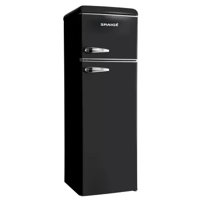 Холодильник Snaige з верхн. мороз., 172.5x63х56, холод.відд.-201л, мороз.відд.-57л, 2дв., A++, ST, retro, чорний (FR27SM-PRJ30E)