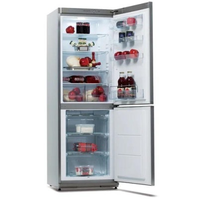 Холодильник Snaige з нижн. мороз., 175x60х65, холод.відд.-191л, мороз.відд.-88л, 2дв., A++, ST, нерж (RF31SM-S0CB2E)