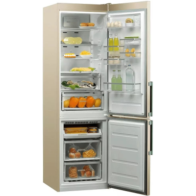 Холодильник Whirlpool з нижн. мороз., 201x59.5х65.6, холод.відд.-251л, мороз.відд.-97л, 2дв., А+++, NF, інв., дисплей, зона нуль