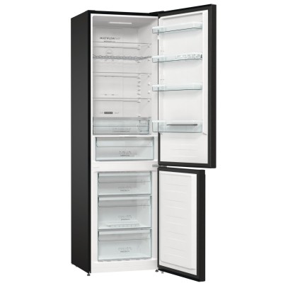 Холодильник з нижн. мороз. камерою Gorenje NRK620EABXL4, 200х60х60см, 2 двері, 235( 96)л, А++, Total NF , Зона св-ті, Зовн. Дисп