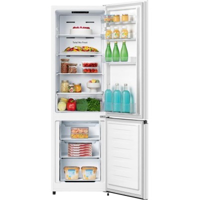 Холодильник з нижн. мороз. камерою Gorenje, 180х55х56см, 2 двері, 188(67)л, А++, NoFrost Plus, Зона св-ті, Білий (NRK418EEW4)