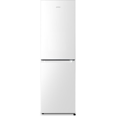 Холодильник з нижн. мороз. камерою Gorenje, 182х55х55см, 2 двері, 171(80)л, А+, NoFrost Plus, Зона св-ті, Білий (NRK418ECW4)