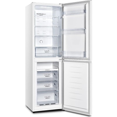 Холодильник з нижн. мороз. камерою Gorenje, 182х55х55см, 2 двері, 171(80)л, А+, NoFrost Plus, Зона св-ті, Білий (NRK418ECW4)