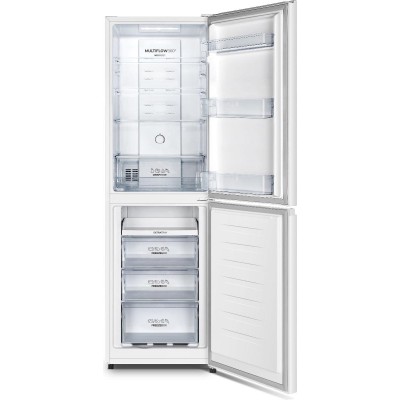 Холодильник з нижн. мороз. камерою Gorenje, 182х55х55см, 2 двері, 171(80)л, А+, NoFrost Plus, Зона св-ті, Білий (NRK418ECW4)