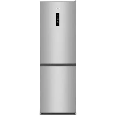 Холодильник з нижн. мороз. камерою Gorenje, 185х60х60см, 2 двері, 210(110)л, А++, NoFrost Plus, Зона св-ті, Зовн. Диспл, сірий (