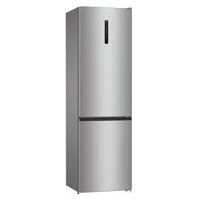 Холодильник з нижн. мороз. камерою Gorenje, 200х60х60см, 2 двері, 235( 96)л, А++, Total NF , Зона св-ті, Зовн. Диспл (NRK6202AXL