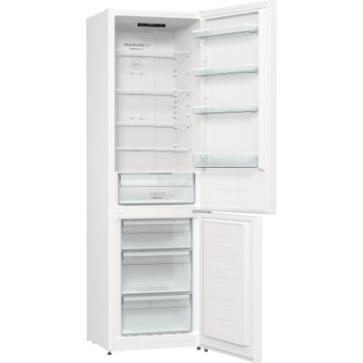 Холодильник з нижн. мороз. камерою Gorenje, 200х60х60см, 2 двері, 235(96)л, А++, NoFrost+, Зона св-ті, білий (NRK6202EW4)