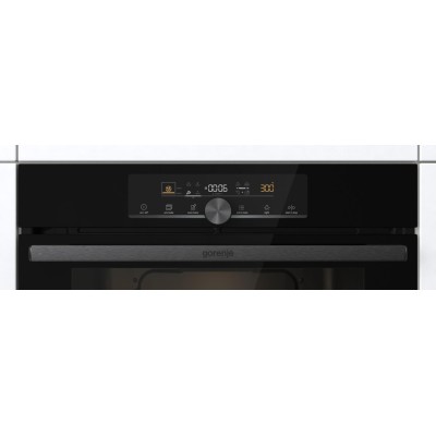 Шафа Gorenje духова електрична, 77л, дисплей, піроліз, A+, чорний (BPS6747A06BG)