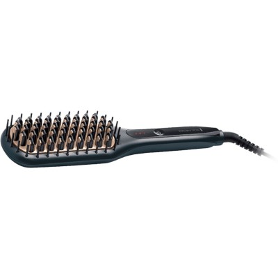 Щітка-випрямляч Remington Straight Brush, 62Вт, темп.режимів-3, 150-230С, іонізація, кераміка, сірий (CB7400)