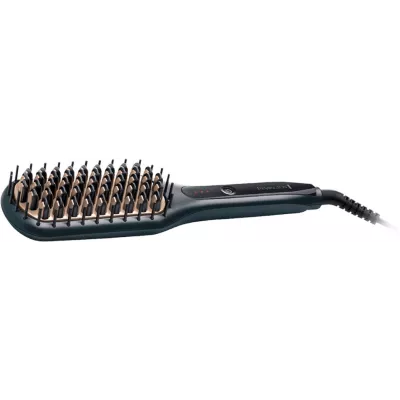 Щітка-випрямляч Remington Straight Brush, 62Вт, темп.режимів-3, 150-230С, іонізація, кераміка, сірий (CB7400)