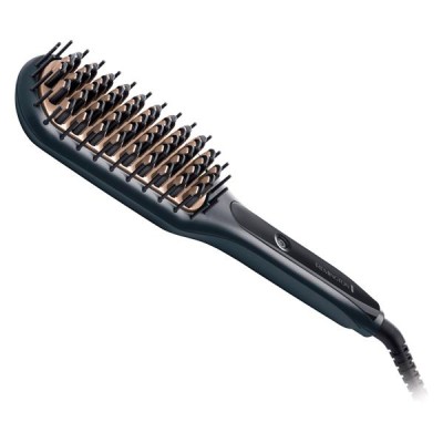 Щітка-випрямляч Remington Straight Brush, 62Вт, темп.режимів-3, 150-230С, іонізація, кераміка, сірий (CB7400)